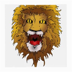 Lion Animal Roar Lion S Mane Comic Medium Glasses Cloth (2-side) by Sapixe