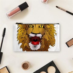 Lion Animal Roar Lion S Mane Comic Cosmetic Bag (small)  by Sapixe