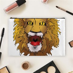 Lion Animal Roar Lion S Mane Comic Cosmetic Bag (large)  by Sapixe