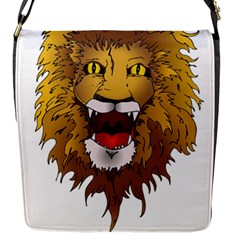 Lion Animal Roar Lion S Mane Comic Flap Messenger Bag (s) by Sapixe