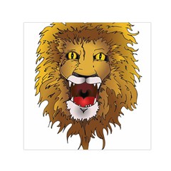 Lion Animal Roar Lion S Mane Comic Small Satin Scarf (square) by Sapixe