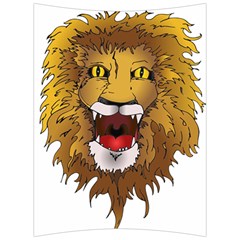 Lion Animal Roar Lion S Mane Comic Back Support Cushion by Sapixe