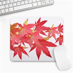 Leaves Maple Branch Autumn Fall Large Mousepads by Sapixe