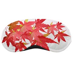 Leaves Maple Branch Autumn Fall Sleeping Masks by Sapixe