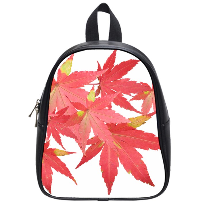 Leaves Maple Branch Autumn Fall School Bag (Small)