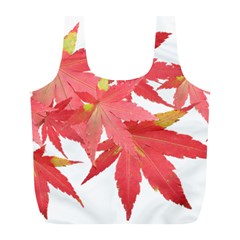 Leaves Maple Branch Autumn Fall Full Print Recycle Bags (l)  by Sapixe