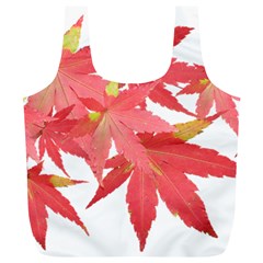 Leaves Maple Branch Autumn Fall Full Print Recycle Bags (l)  by Sapixe