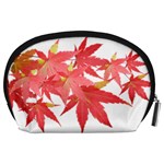 Leaves Maple Branch Autumn Fall Accessory Pouches (Large)  Back