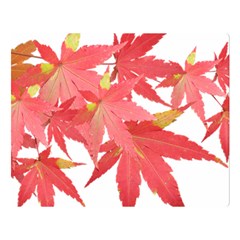 Leaves Maple Branch Autumn Fall Double Sided Flano Blanket (large)  by Sapixe