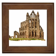 Ruin Monastery Abbey Gothic Whitby Framed Tiles by Sapixe