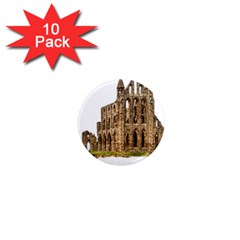 Ruin Monastery Abbey Gothic Whitby 1  Mini Magnet (10 Pack)  by Sapixe