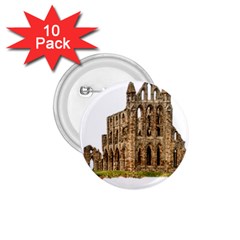 Ruin Monastery Abbey Gothic Whitby 1 75  Buttons (10 Pack) by Sapixe