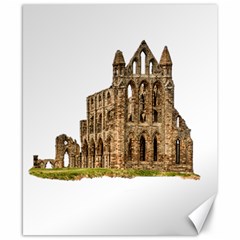 Ruin Monastery Abbey Gothic Whitby Canvas 8  X 10  by Sapixe