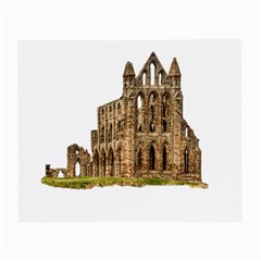 Ruin Monastery Abbey Gothic Whitby Small Glasses Cloth (2-side) by Sapixe