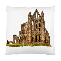 Ruin Monastery Abbey Gothic Whitby Standard Cushion Case (one Side) by Sapixe