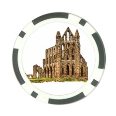 Ruin Monastery Abbey Gothic Whitby Poker Chip Card Guard (10 Pack) by Sapixe