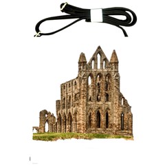 Ruin Monastery Abbey Gothic Whitby Shoulder Sling Bags by Sapixe