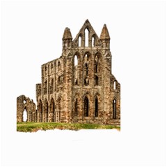 Ruin Monastery Abbey Gothic Whitby Small Garden Flag (two Sides) by Sapixe