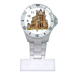 Ruin Monastery Abbey Gothic Whitby Plastic Nurses Watch by Sapixe