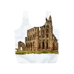 Ruin Monastery Abbey Gothic Whitby Full Print Recycle Bags (s)  by Sapixe