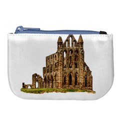 Ruin Monastery Abbey Gothic Whitby Large Coin Purse by Sapixe