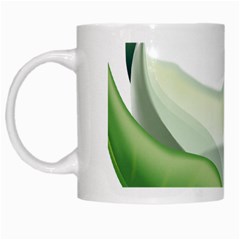 Pearl Drop Flower Plant White Mugs by Sapixe