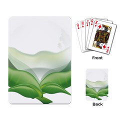 Pearl Drop Flower Plant Playing Card by Sapixe