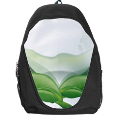 Pearl Drop Flower Plant Backpack Bag by Sapixe