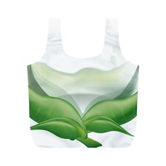 Pearl Drop Flower Plant Full Print Recycle Bags (m)  by Sapixe