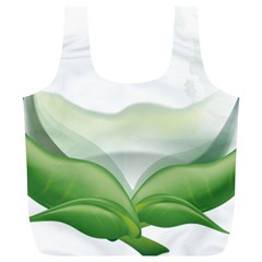 Pearl Drop Flower Plant Full Print Recycle Bags (l)  by Sapixe