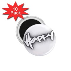 Lettering Points Creative Pen Dots 1 75  Magnets (10 Pack)  by Sapixe