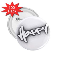 Lettering Points Creative Pen Dots 2 25  Buttons (100 Pack)  by Sapixe