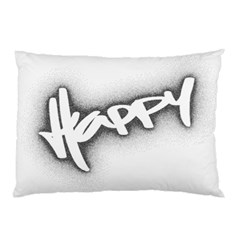 Lettering Points Creative Pen Dots Pillow Case (two Sides) by Sapixe