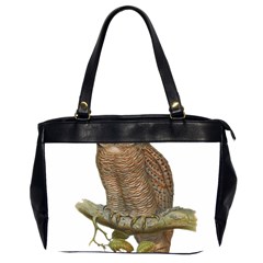 Bird Owl Animal Vintage Isolated Office Handbags (2 Sides)  by Sapixe