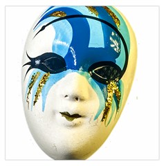 Porcelain Mask Minature Mask Large Satin Scarf (square) by Sapixe