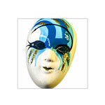 Porcelain Mask Minature Mask Satin Bandana Scarf Front