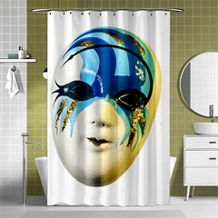 Porcelain Mask Minature Mask Shower Curtain 48  X 72  (small)  by Sapixe