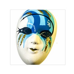 Porcelain Mask Minature Mask Small Satin Scarf (square) by Sapixe