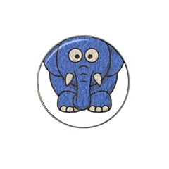 Elephant Animal Cartoon Elephants Hat Clip Ball Marker by Sapixe