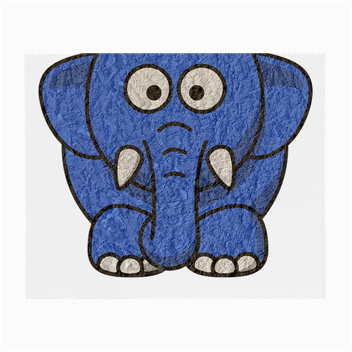 Elephant Animal Cartoon Elephants Small Glasses Cloth (2-Side)