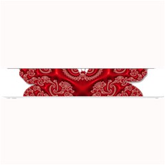 Butterfly Red Fractal Art Nature Small Bar Mats by Sapixe