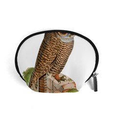 Bird Owl Animal Vintage Isolated Accessory Pouches (small)  by Sapixe