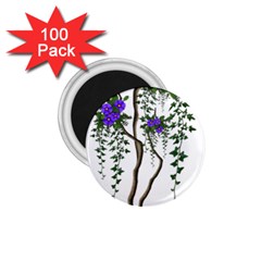 Image Cropped Tree With Flowers Tree 1 75  Magnets (100 Pack)  by Sapixe