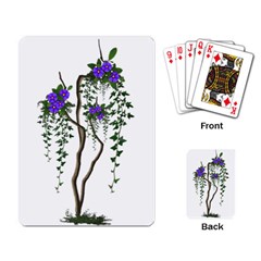 Image Cropped Tree With Flowers Tree Playing Card by Sapixe