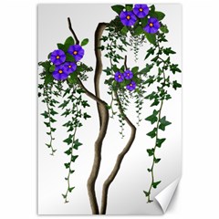 Image Cropped Tree With Flowers Tree Canvas 12  X 18   by Sapixe