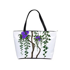 Image Cropped Tree With Flowers Tree Shoulder Handbags by Sapixe