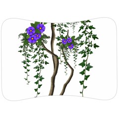 Image Cropped Tree With Flowers Tree Velour Seat Head Rest Cushion