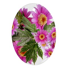 Daisies Flowers Arrangement Summer Ornament (oval) by Sapixe