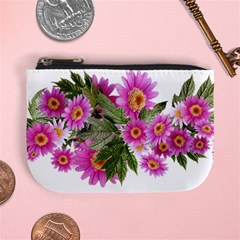 Daisies Flowers Arrangement Summer Mini Coin Purses by Sapixe