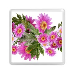 Daisies Flowers Arrangement Summer Memory Card Reader (square)  by Sapixe